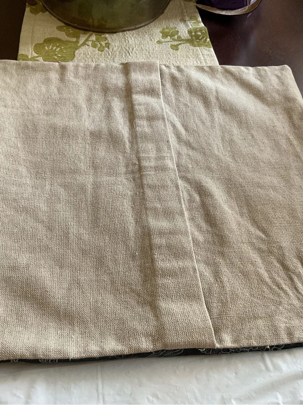 Pottery Barn Pauline Boyd Patchwork Apple Blossom Pillow Cover 20” 2016